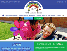 Tablet Screenshot of chclearningcenter.org